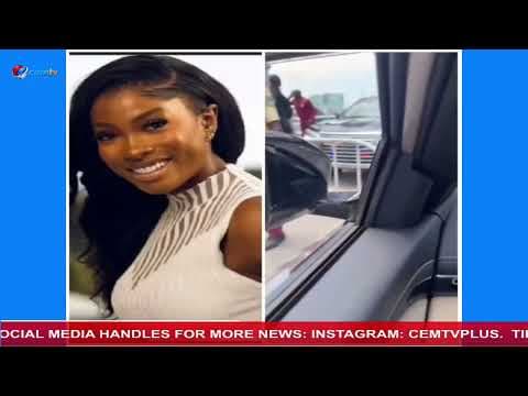 ROAD WARRIOR JEMIMA OSUNDE BLOCKS 'ONE-WAY' DRIVER IN LAGOS TRAFFIC