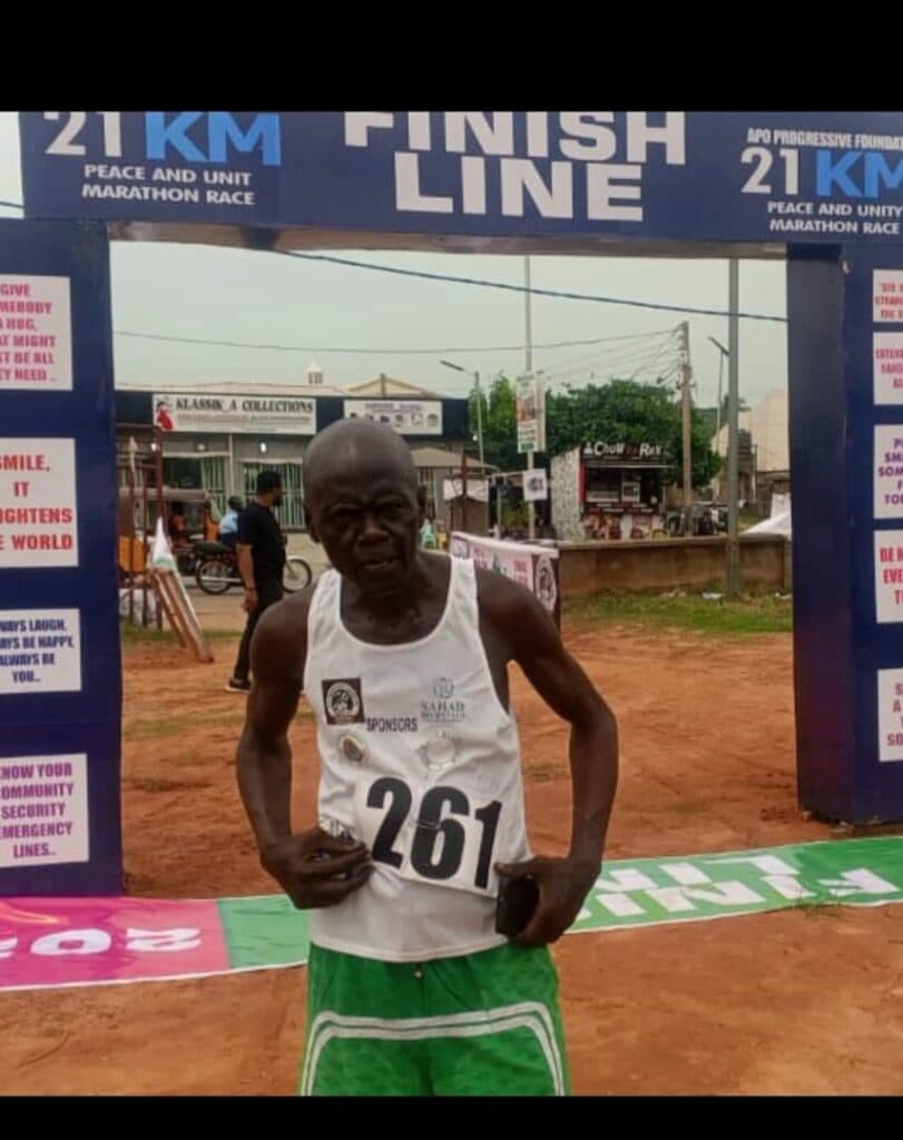 66-year-old retired civil servant shines at 21km Abuja marathon