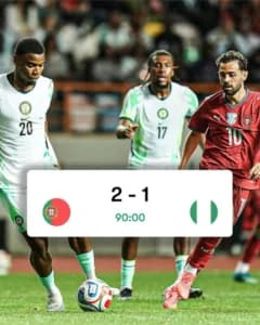 Portugal edge Nigeria 2-1 in international friendly