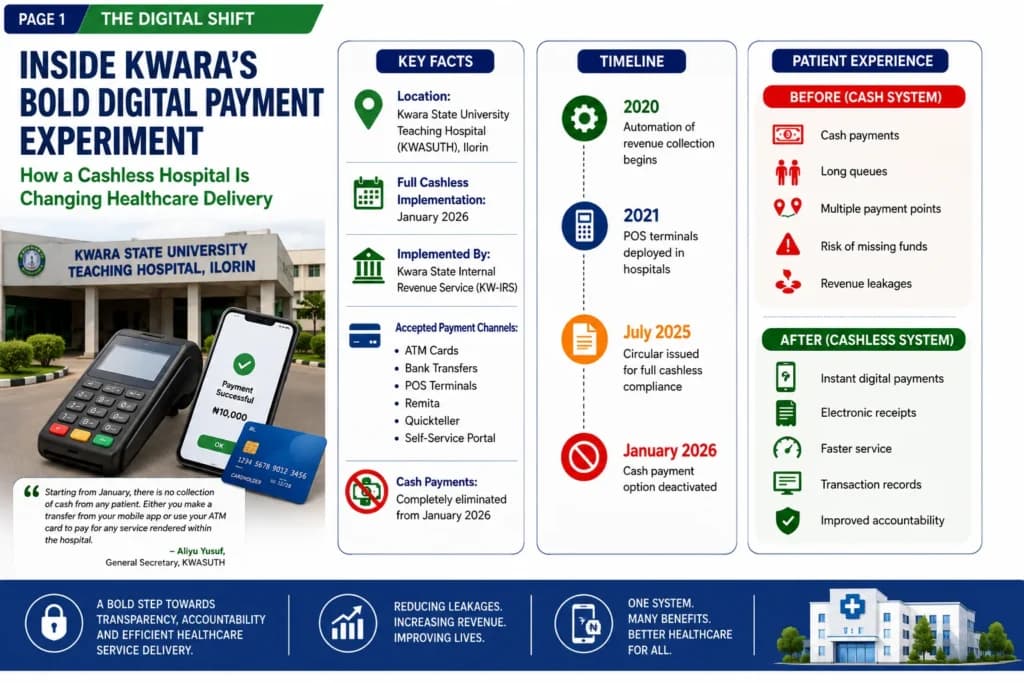 Kwara’s bold digital payment experiment: When hospitals stop taking cash